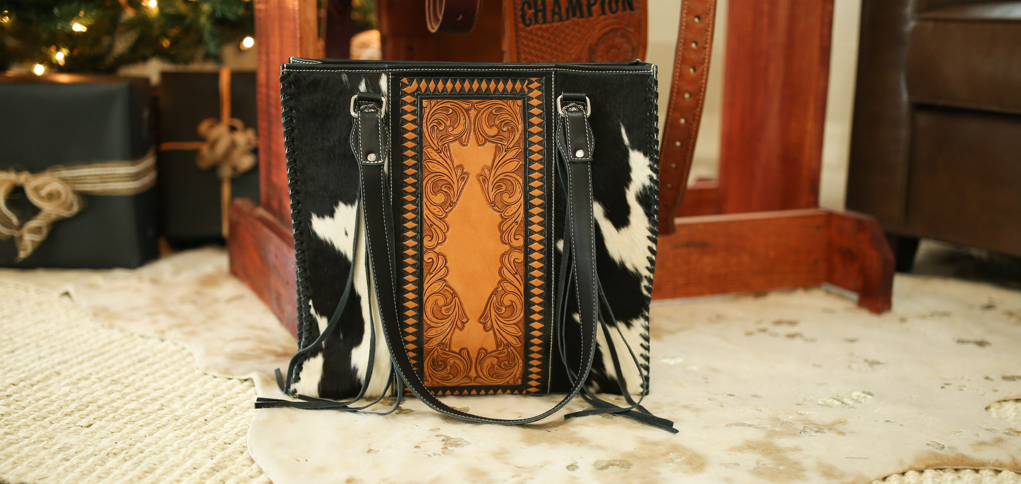 Cowhide Leather Purses – Haute Southern Hyde